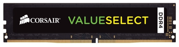 Оперативная память 4Gb Corsair ValueSelect CMV8GX4M1A2133C15, DDR IV, PC-21300, 2666MHz