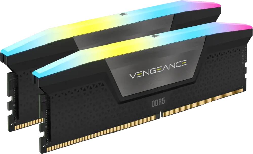 Оперативная память 32Gb Corsair Vengeance RGB Black CMH32GX5M2X7200C34, DDR V, PC-57600, 7200MHz, kit 2x16Gb