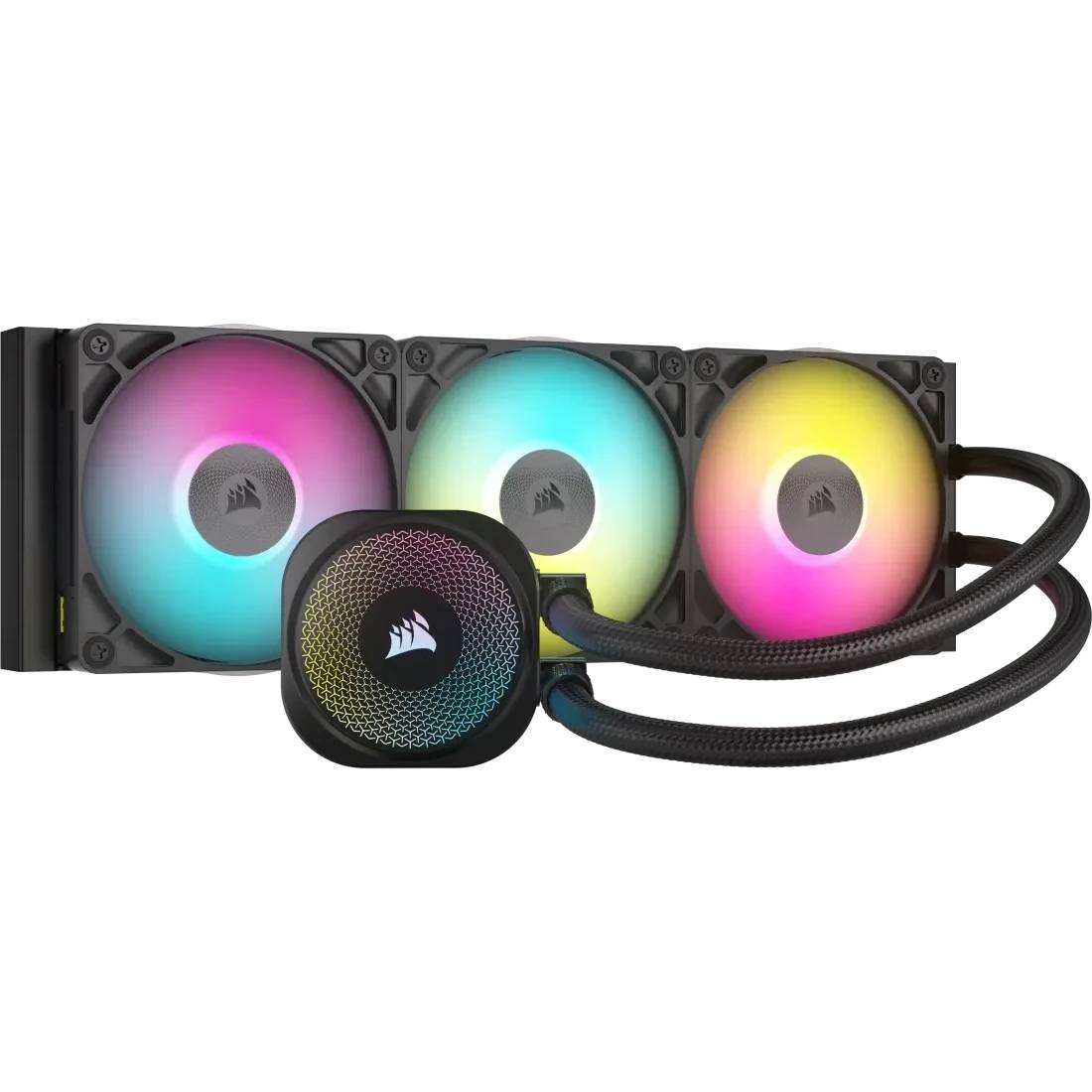 Жидкостное охлаждение Corsair iCUE LINK TITAN 360 RX RGB Black (CW-9061018-WW)