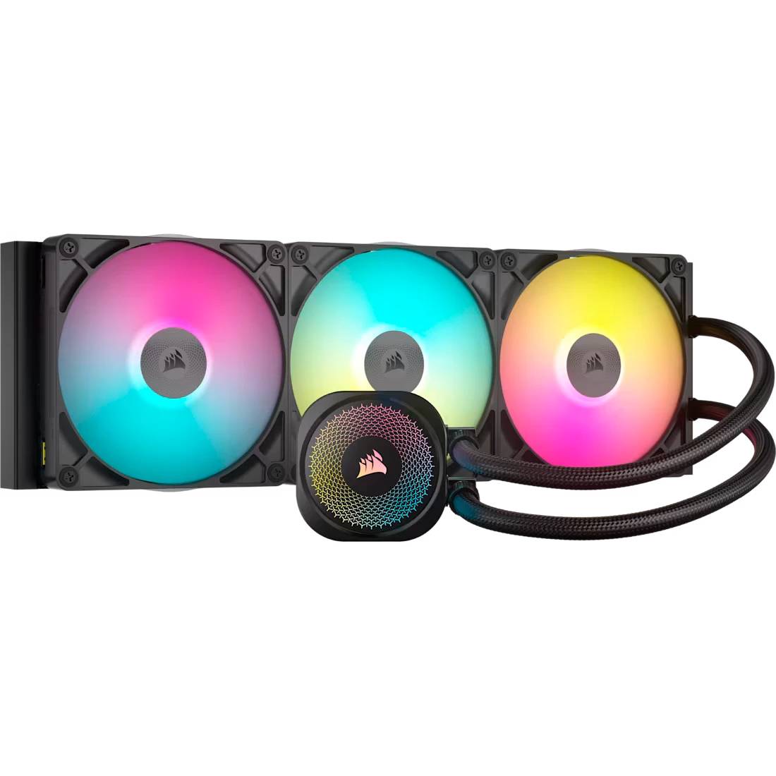 Жидкостное охлаждение Corsair iCUE LINK TITAN 420 RX RGB Black (CW-9061019-WW)