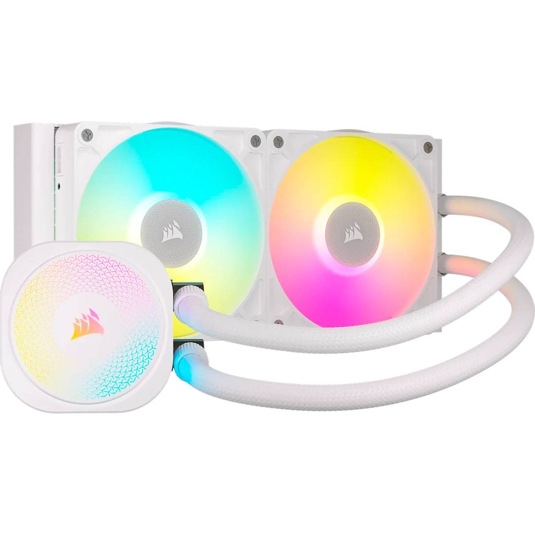 Жидкостное охлаждение Corsair iCUE LINK TITAN 240 RX RGB White (CW-9061020-WW)