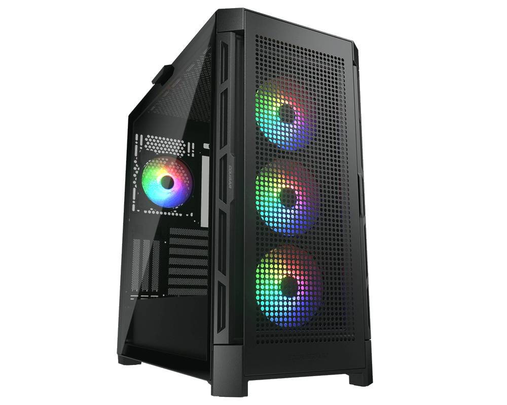 Корпус Cougar Airface Pro RGB Black CGR-5AD1B-AIR-RGB (385AD10.0003), без БП, E-ATX