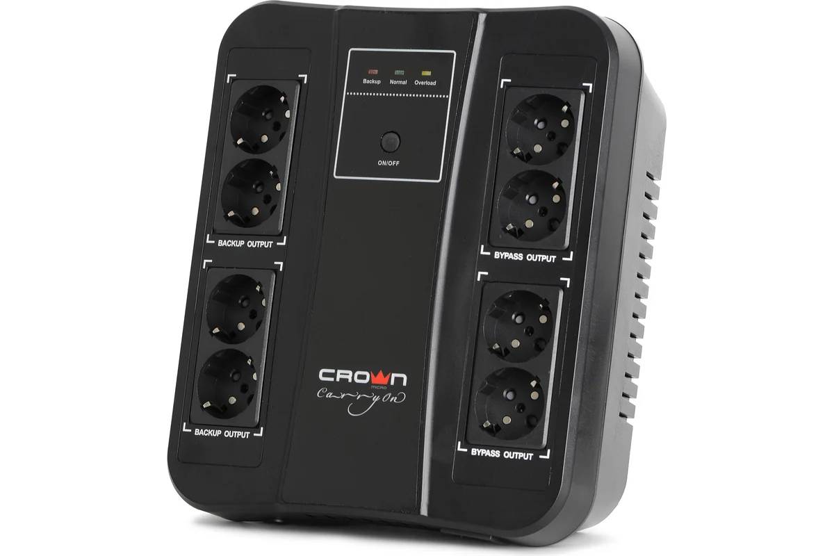 ИБП Crown CMUS-275 EURO SMART, 850VA (8xSchuko)