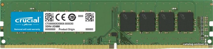 Оперативная память 8Gb Crucial Basics CB8GU3200, DDR IV, PC-25600, 3200MHz, OEM