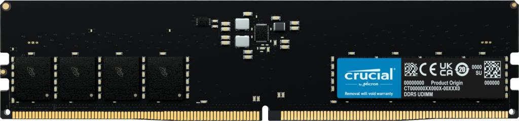 Оперативная память 16Gb Crucial CT16G56C46U5, DDR V, PC-44800, 5600MHz