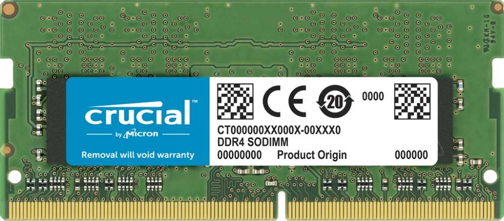 Оперативная память для ноутбука 32Gb Crucial CT32G4SFD832A, SODIMM DDR IV, PC-25600, 3200MHz