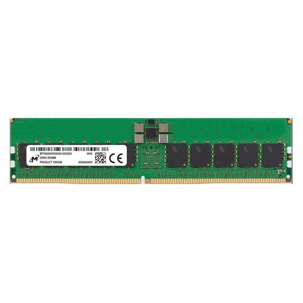 Серверная оперативная память 64Gb Micron MTC40F2046S1RC56BD2R, DDR V, PC-44800, 5600MHz, ECC Reg