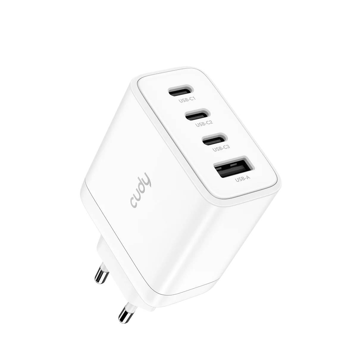 СЗУ CUDY CH70, белый, USB + 3xUSB Type-C, 65W