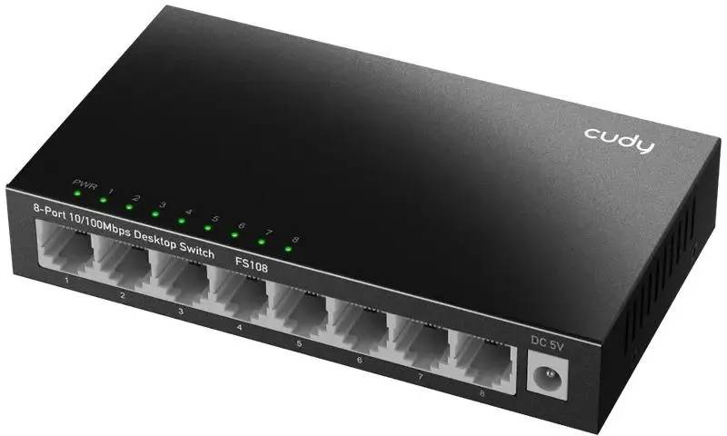 Коммутатор Cudy FS108, 8xLAN 100Mbps
