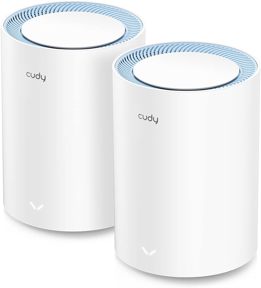 Wi-Fi система Cudy M1200 (2-pack), 2.4/5GHz, 1167Mbps, 1xLAN 100Mbps, WAN