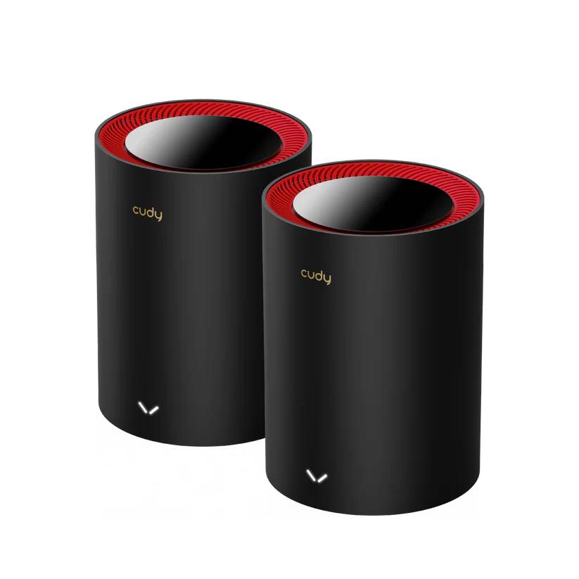 Wi-Fi система Cudy M3000 Black (2-pack), 2.4/5GHz, 2976Mbps, 1xLAN 1Gbps, WAN