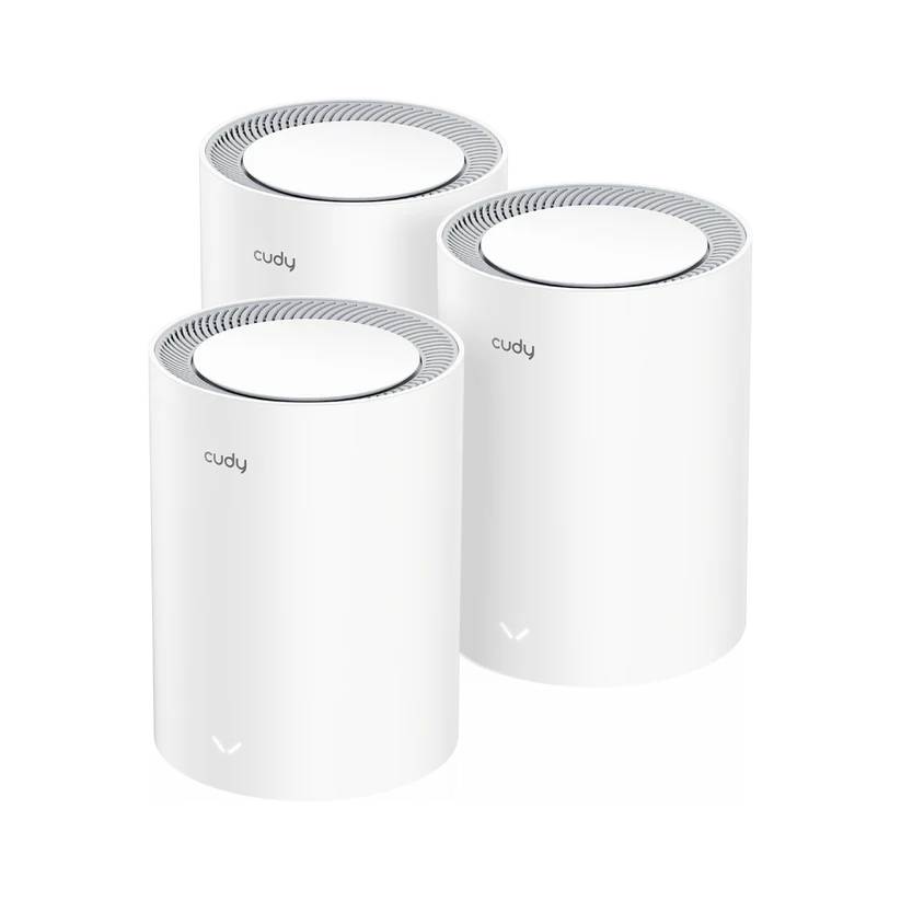 Wi-Fi система Cudy M3000 (3-pack), 2.4/5GHz, 2976Mbps, 1xLAN 1Gbps, WAN