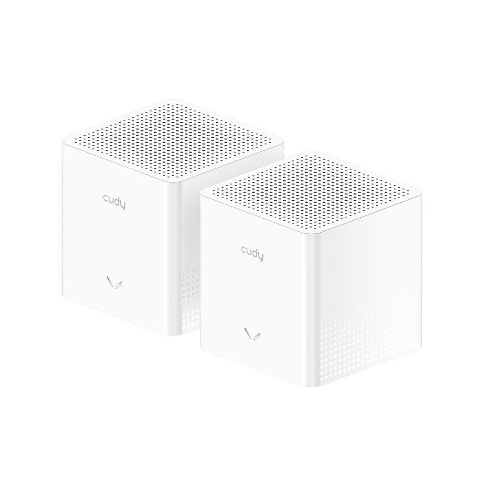 Wi-Fi система Cudy M3000S (2-pack), 2.4/5GHz, 2976Mbps, 2xLAN 1Gbps, WAN