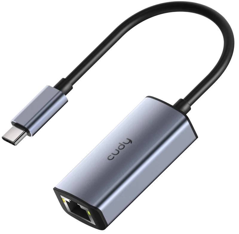 Сетевая карта Cudy UE25C, USB Type-C, 1xRJ-45 2.5Gbps