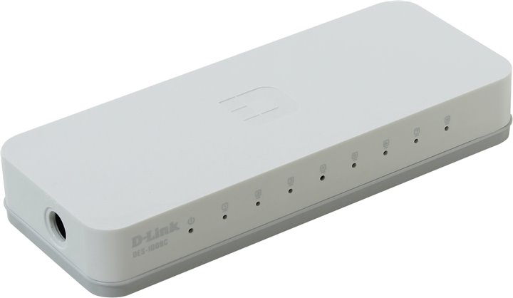 Коммутатор D-Link DES-1008C/A1A, 8xLAN 100Mbps