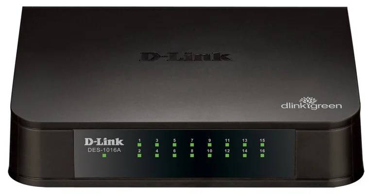 Коммутатор D-Link DES-1016A/E2A, 16xLAN 100Mbps