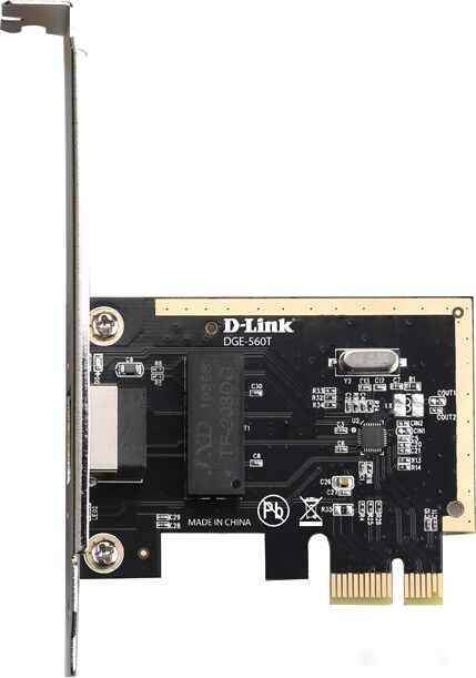 Сетевая карта D-Link DGE-560T/D2A, 1Gbps, PCI-Ex1