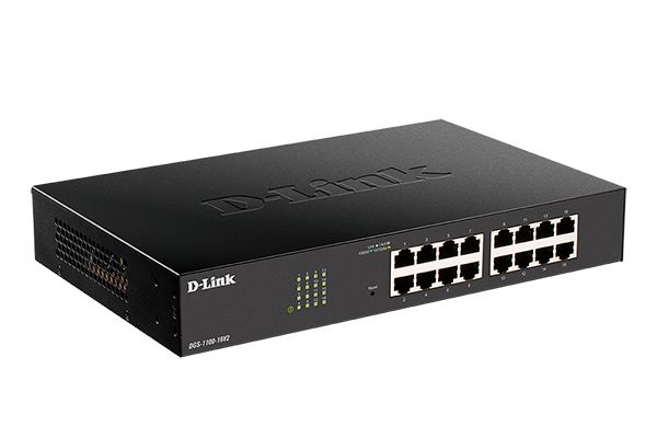 Коммутатор D-Link DGS-1100-16V2/A2A, 16xLAN 1GBps