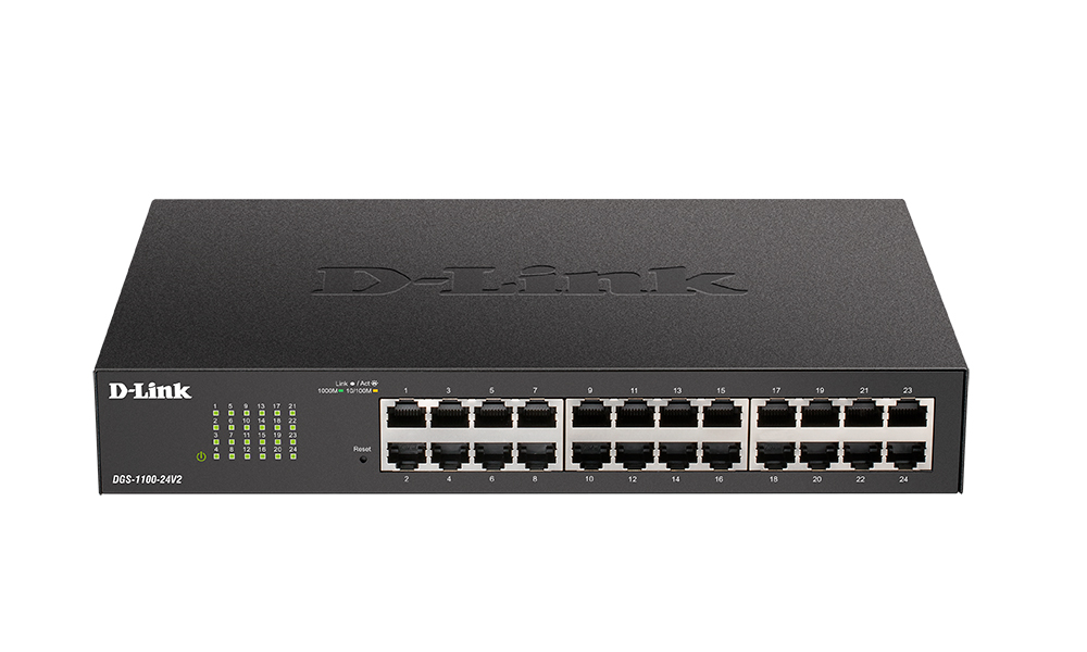 Коммутатор D-Link DGS-1100-24V2/A2A, 24 x GE, EasySmart