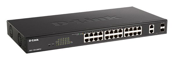 Коммутатор D-Link DGS-1100-26MPV2/A3A, 24xLAN 1Gbps