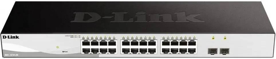 Коммутатор D-Link DGS-1210-26/FL2A, 24xLAN 1Gbps, 2xSFP, L2