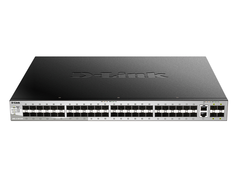 Коммутатор D-Link DGS-3130-54S/A1A, 2xLAN 10G, 48xSFP, 4xSFP+