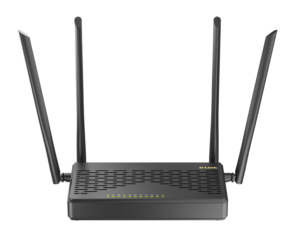 Роутер Wi-Fi D-Link DIR-825/GFRU/R3A, 2.4/5GHz, 1167Mbps, 4xLAN 1Gbps, 1xWAN, USB