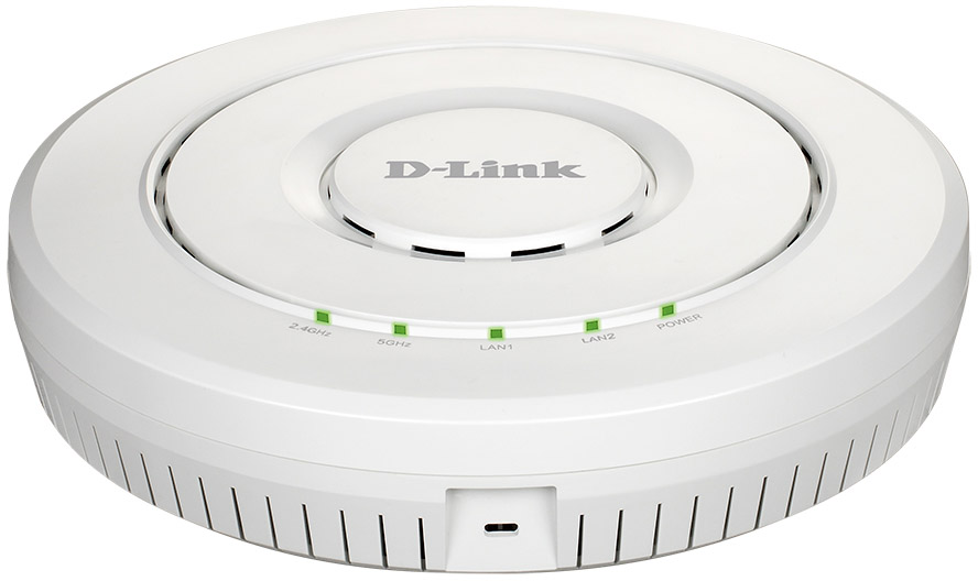 Точка доступа Wi-Fi D-Link DWL-X8630AP/UN/A1A, 2.4/5GHz, 3549Mbps, 2xLAN 1Gbps, PoE