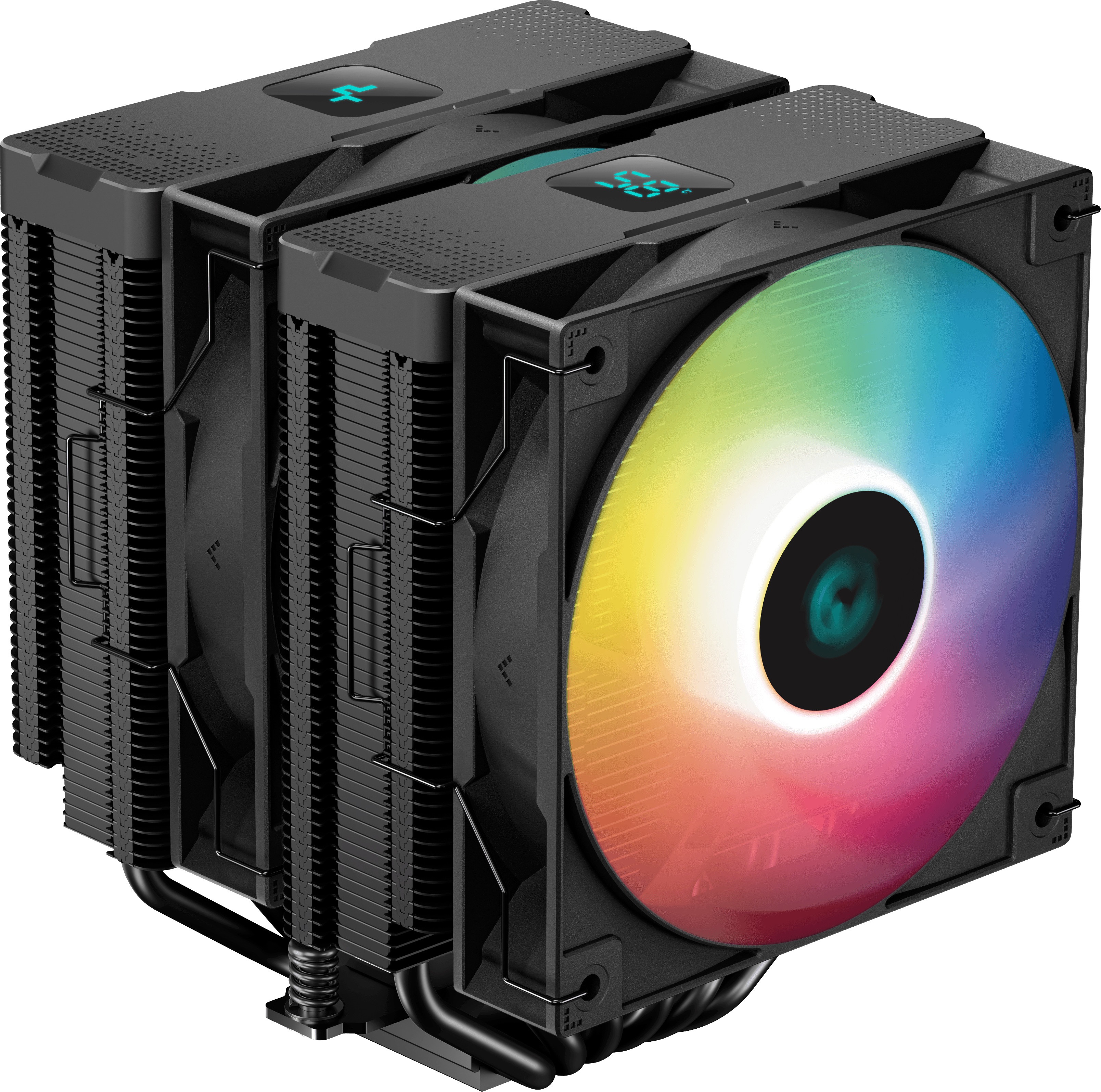 Кулер DeepCool AG620 DIGITAL BK ARGB R-AG620-BKADMN-G-2, 260W (LGA1700 Ready)