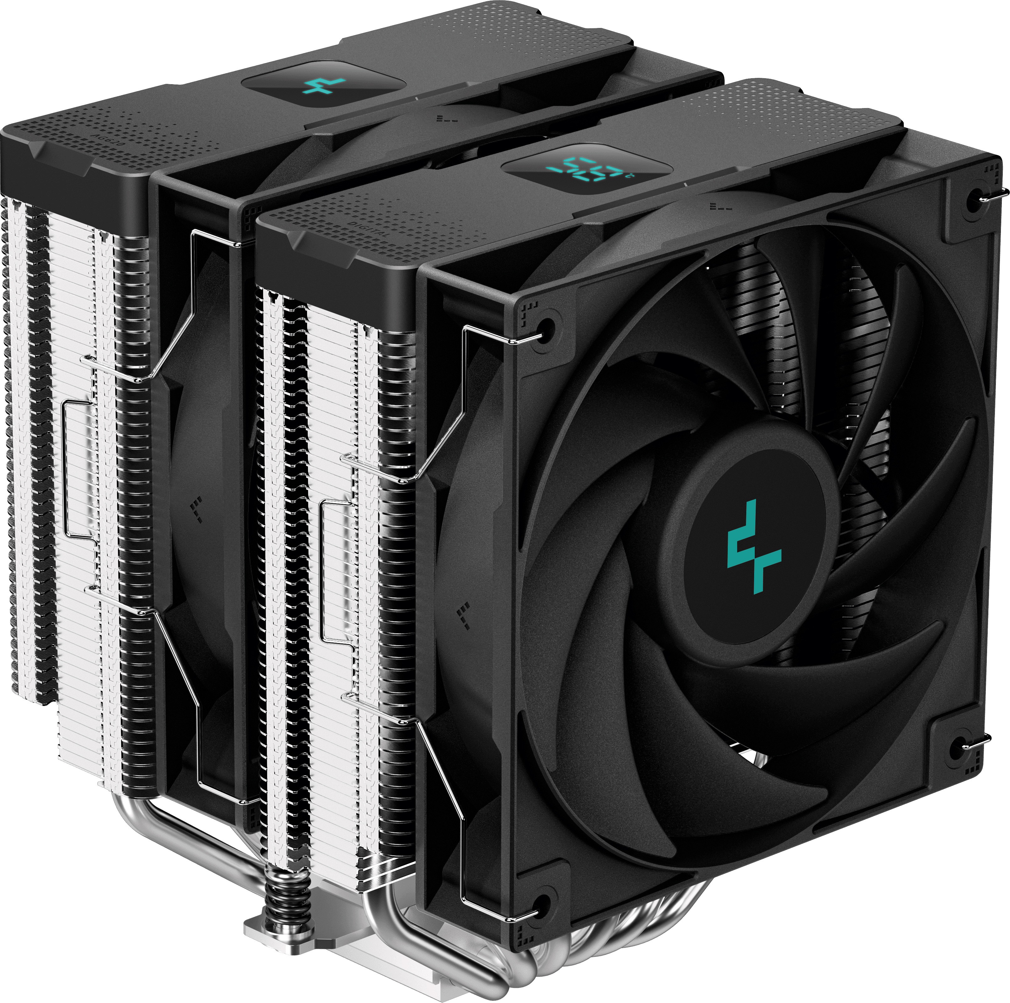 Кулер DeepCool AG620 DIGITAL R-AG620-BKNDMN-G-1, 260W (LGA1700 Ready)