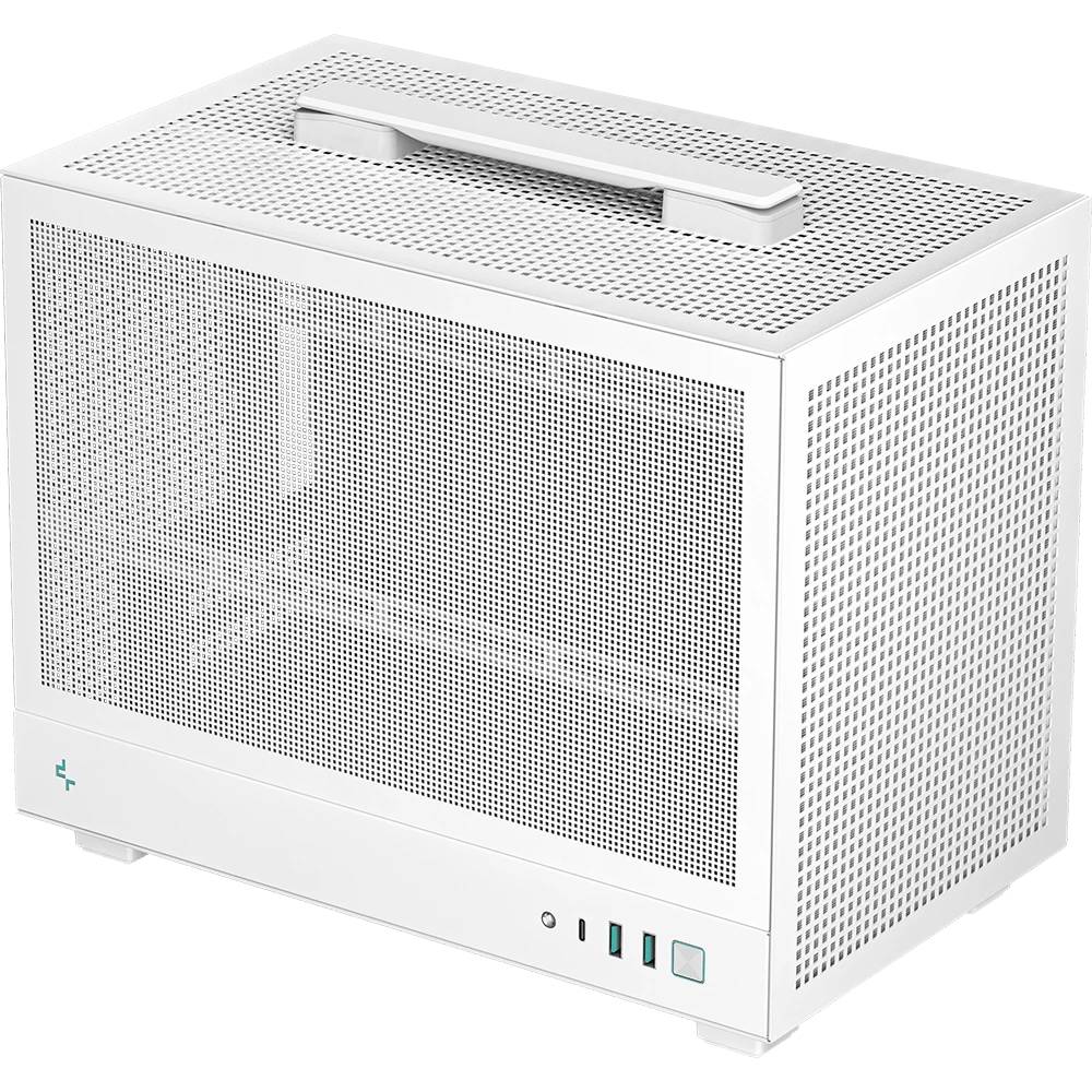 Корпус DeepCool CH160 MESH White R-CH160-WHNMI0-G-1, без БП, Mini-ITX