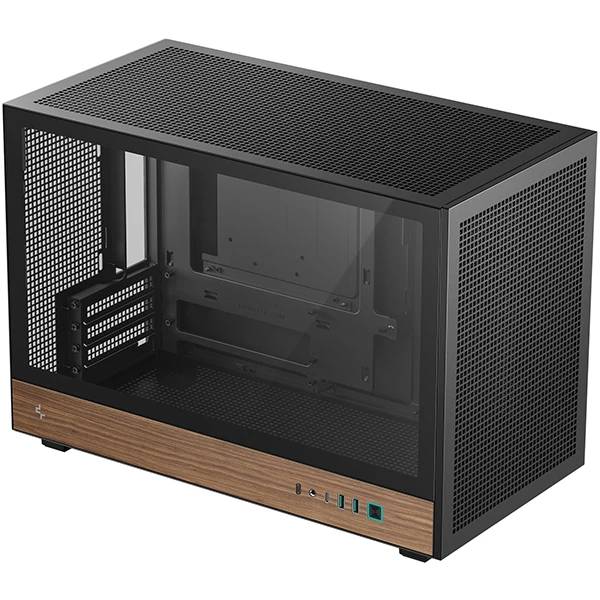 Корпус DeepCool CH260 Wood R-CH260-BKNWM0-G-1, без БП, mATX