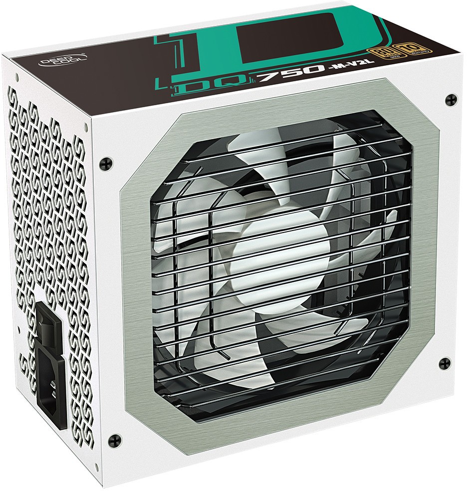 Блок питания 750Вт, DeepCool DQ750-M-V2L WH, 80 Plus Gold, APFC, ATX