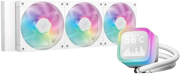 Жидкостное охлаждение DeepCool LP360 WH R-LP360-WHMSMC-G-1 (LGA1700 Ready)