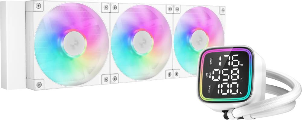 Жидкостное охлаждение DeepCool LD360 ARGB WH R-LD360-WHDMMN-G-1 (LGA1700 Ready)