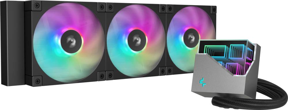 Жидкостное охлаждение DeepCool LT360 ARGB R-LT360-BKAMNC-G-1 (LGA1700 Ready)