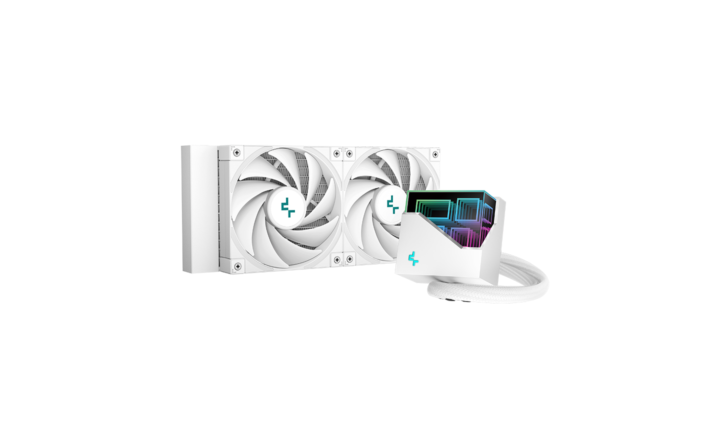 Жидкостное охлаждение DeepCool LT520 WH R-LT520-WHAMNF-G-1 (LGA1700 Ready)