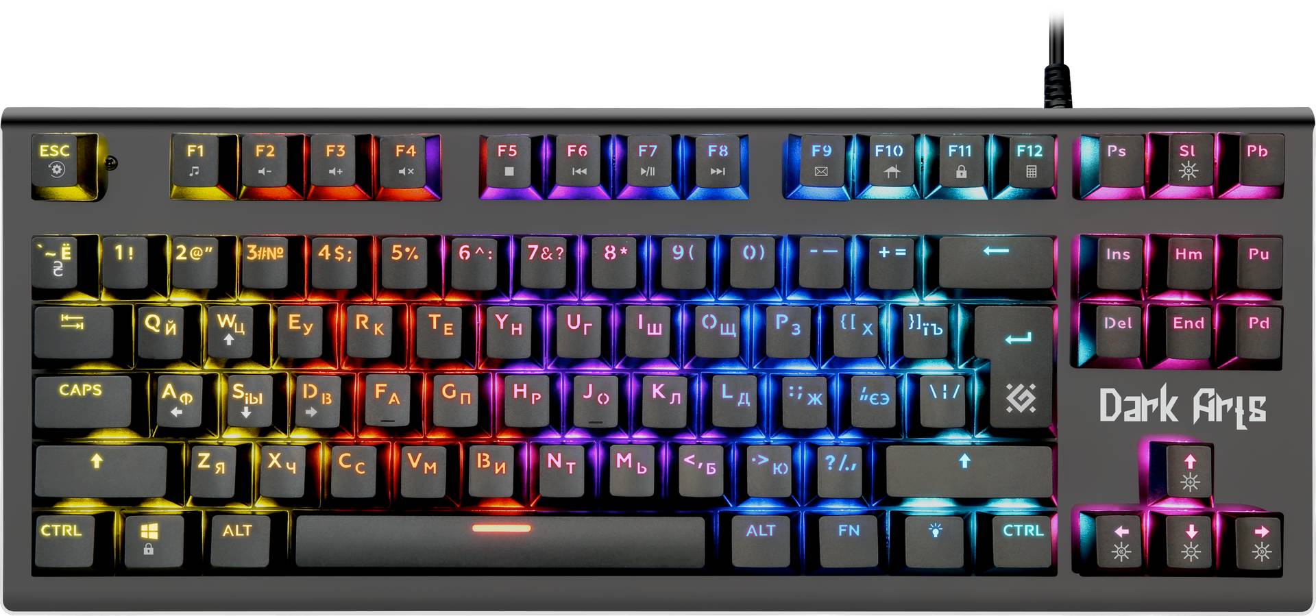 Клавиатура Defender Dark Arts GK-375 45375