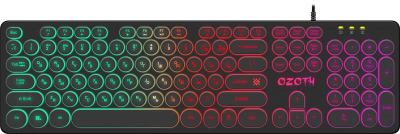 Клавиатура Defender Ozoth GGK-106, черный 45106