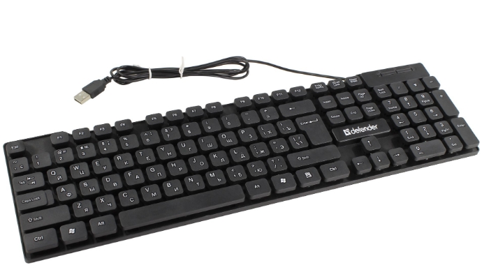 Клавиатура Defender Element HB-190 черный USB 45190