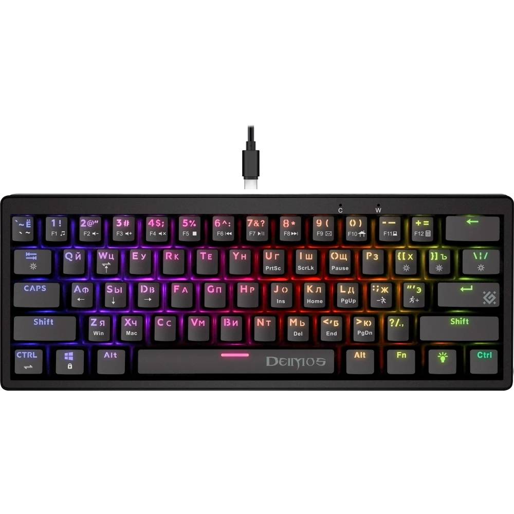Клавиатура Defender DEIMOS GK-303, черный (45303)
