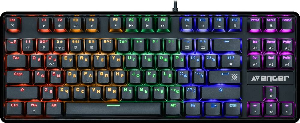 Клавиатура Defender Avenger GK-412 черный 45410