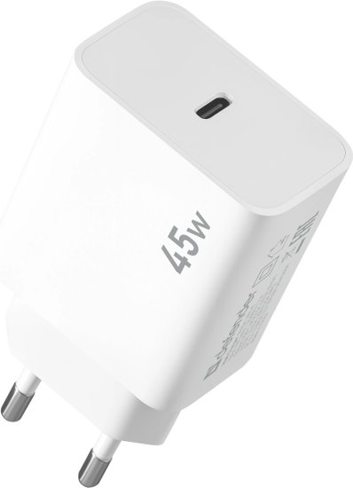 Сетевое зарядное устройство Defender UPA-41, 45W, Белый (83141)