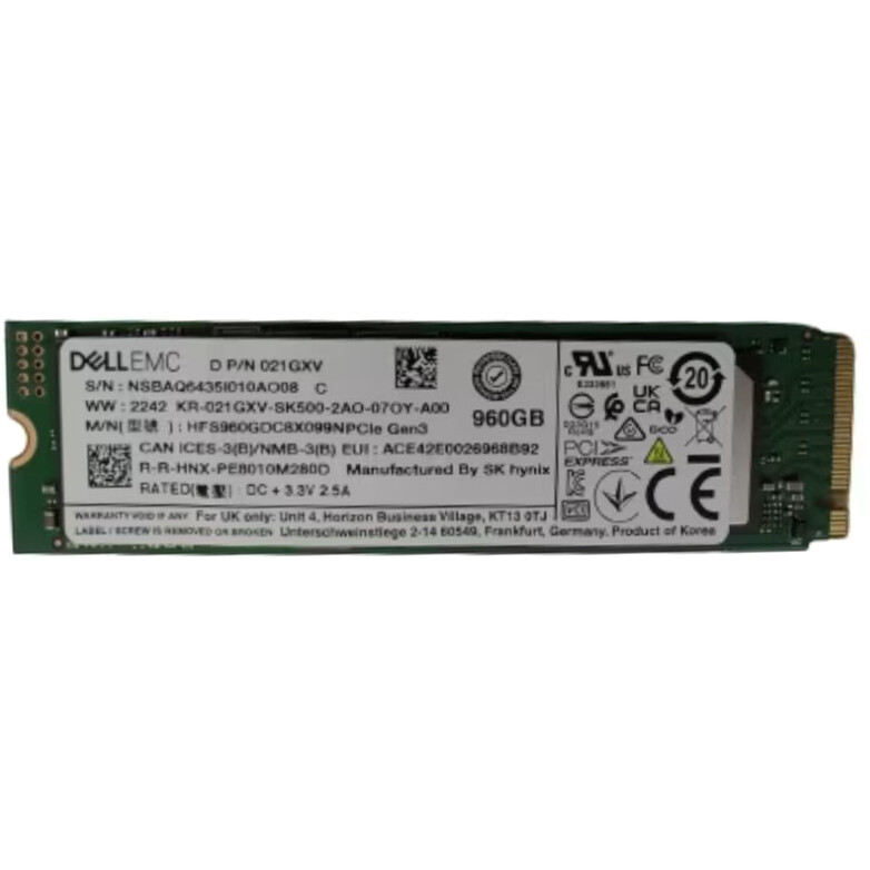 960Gb SSD Dell (400-BONH), NVMe M.2