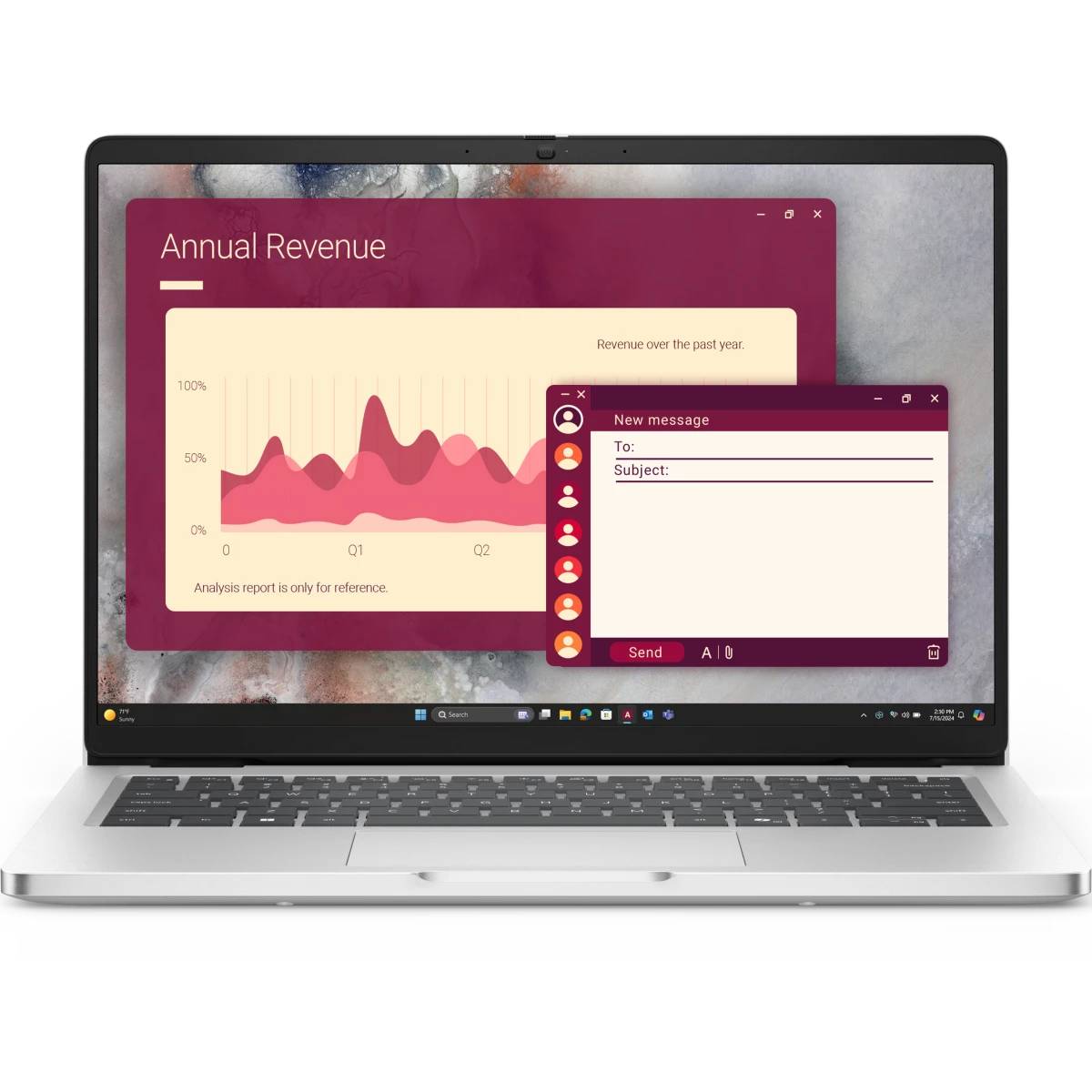 Ноутбук Dell Pro 14 DP14-5614 (Pro14-5614), 14" IPS, Core Ultra 5 225U/ 16Gb/ 1024GB/ Linux/ Platinum Silver