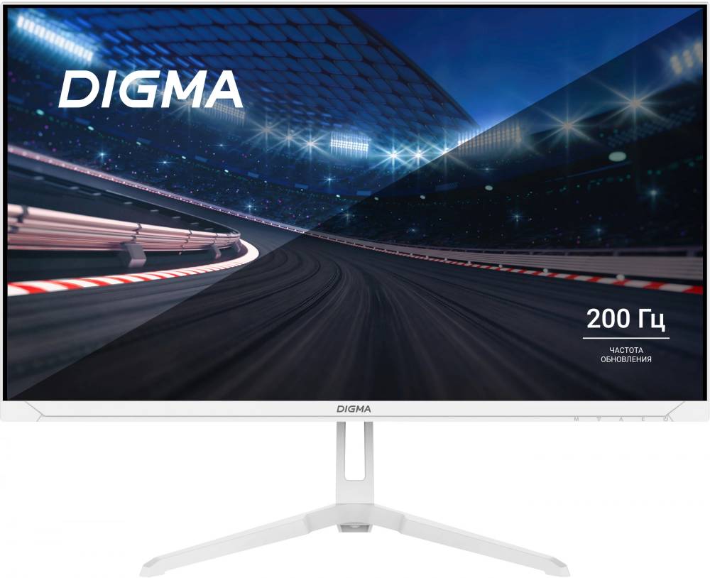 Монитор 23.8" Digma Overdrive 24P410F White (DM24SG03), 1920x1080, IPS, 200Hz (HDMI, DP)