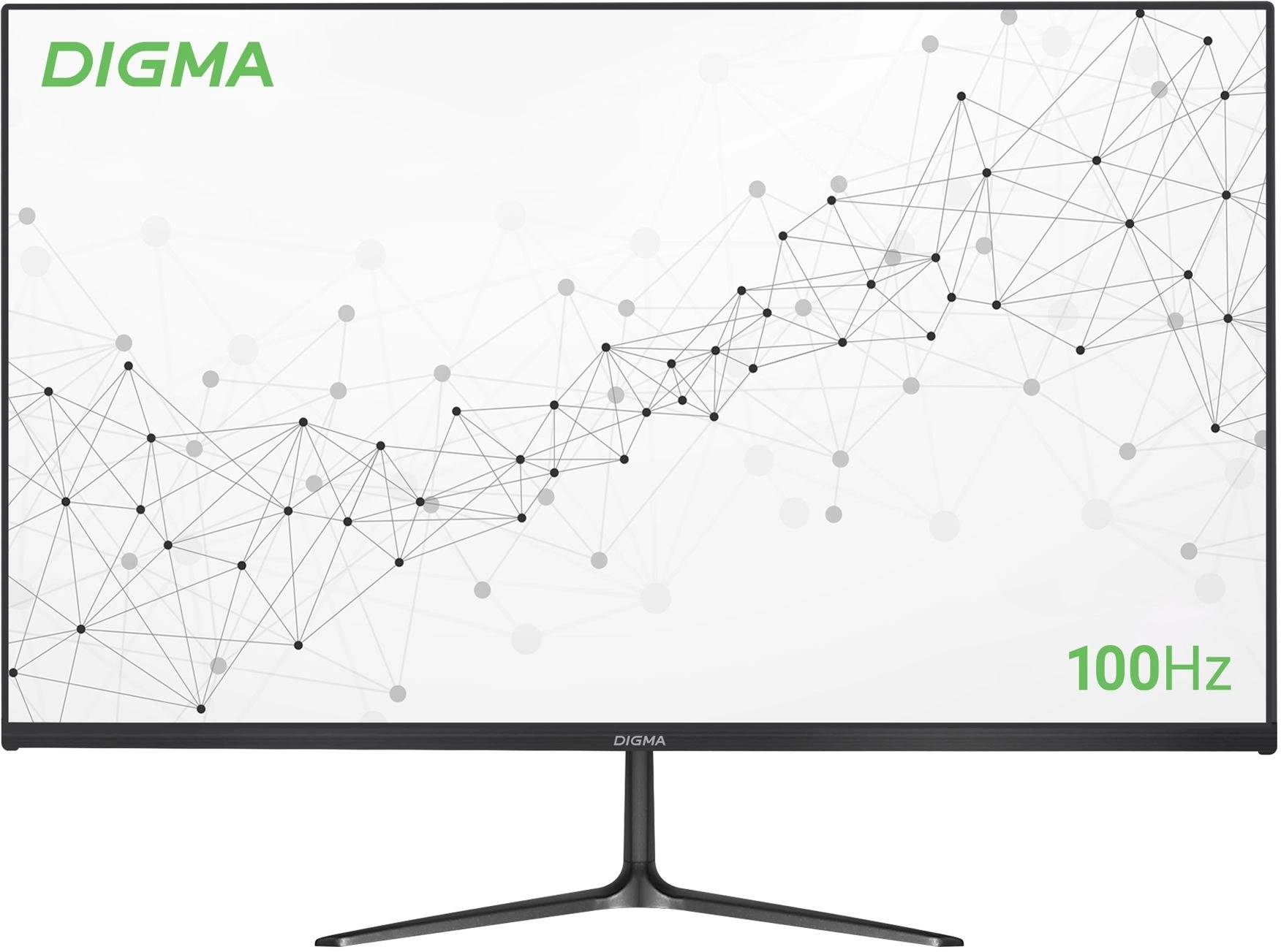 Монитор 27" Digma Progress 27P302Q, 1920x1080, IPS, 100Hz, Speakers (HDMI, DP)