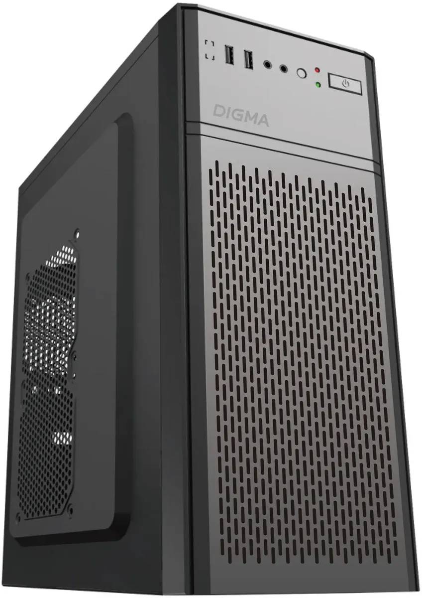Корпус Digma DCC-MD301 черный, без БП, ATX