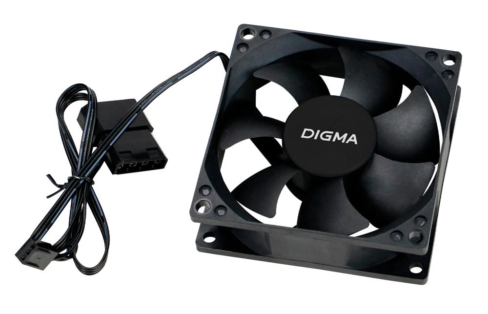 Вентилятор 8x8см Digma DFAN-80