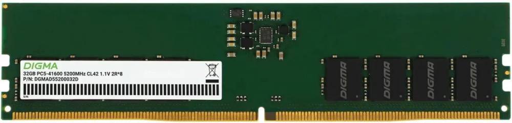 Оперативная память 32Gb Digma DGMAD55200032D, DDR V, PC-41600, 5200MHz